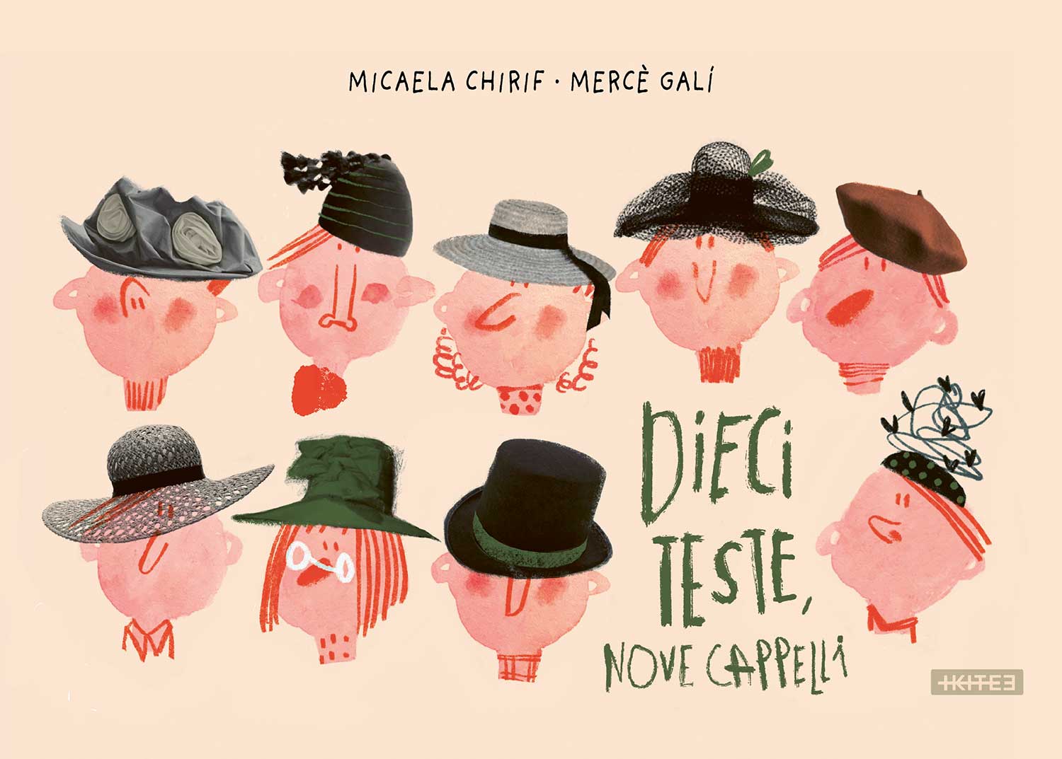 Dieci teste nove cappelli cover